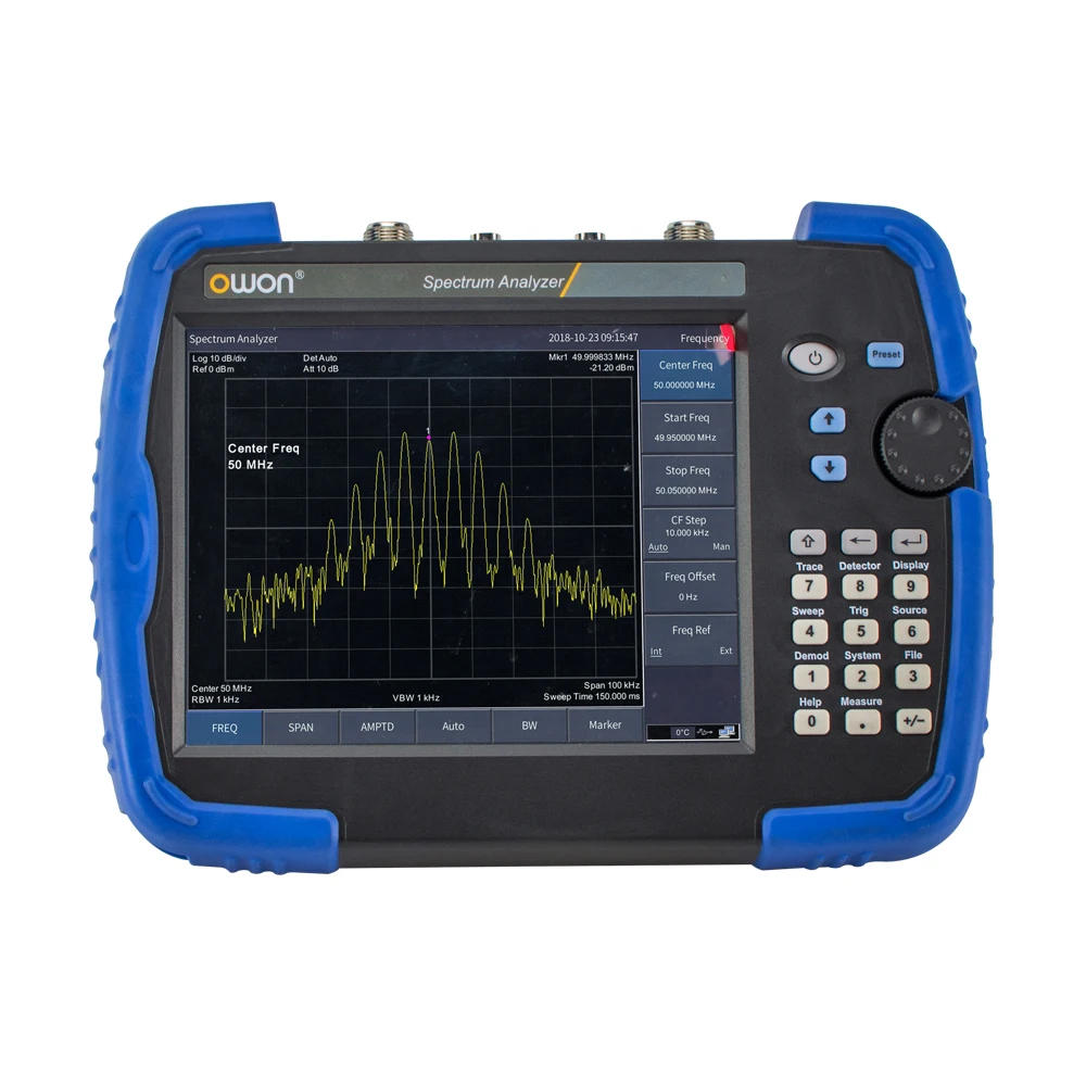 Цифровой анализатор спектра OWON HSA032TG трекинг-генератор 8-дюймовый IPS сенсорный