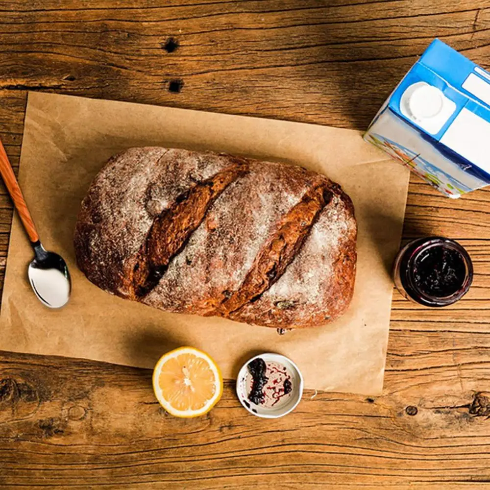 100 шт. неотбеленная бумага для пергамента кухни поглощение масла прямоугольная