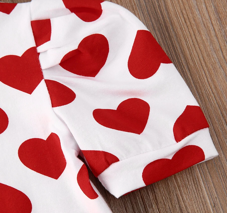 Платье с оборками и пышными рукавами до колена | Мать ребенок