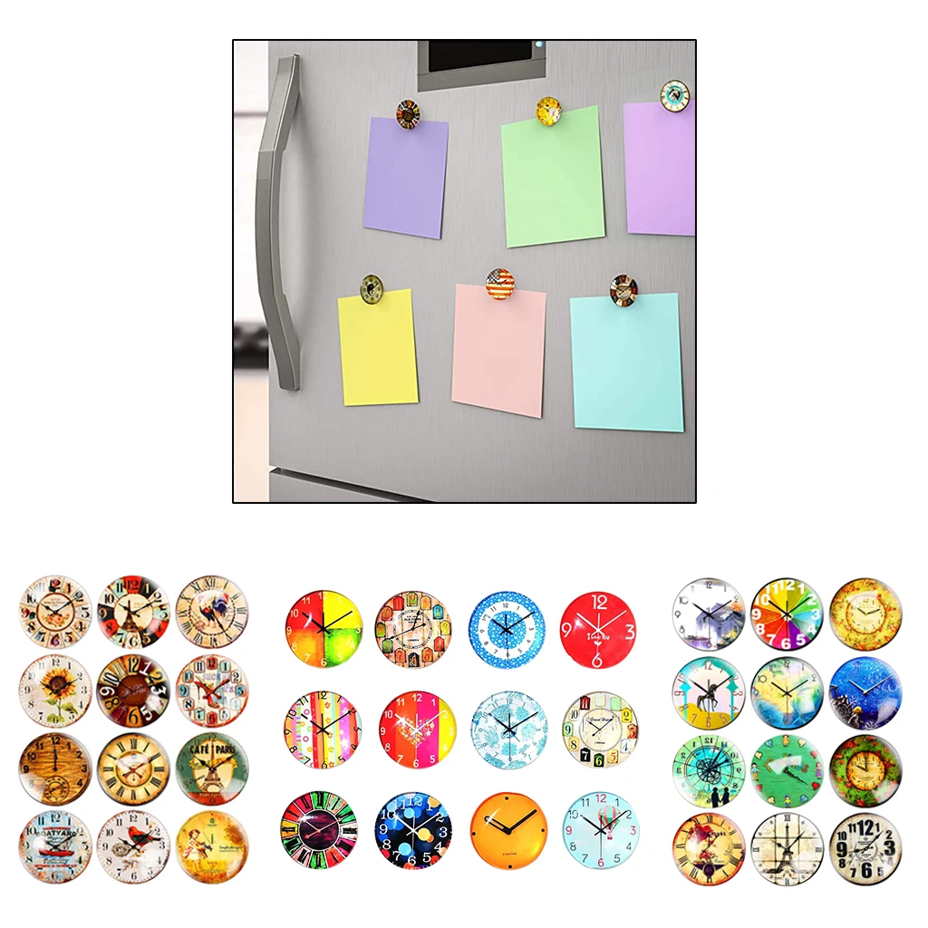 

12x Reusable Refrigerator Magnets Metal Door Home Garage Cabinets Decoration