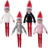 christmas elf doll clothes hoodies sweatshirts gray fleece hoody childrens toys accessories childrens gifts%ef%bc%88no doll%ef%bc%89m55