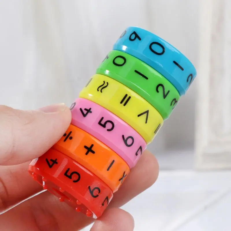 Juego de mesa de rompecabezas magn&eacute;tico para ni&ntilde;os, 6 unidades, juguete educativo Montessori, Educaci&oacute;n Temprana, aprendizaje aritm&eacute;tico, 77HD-5