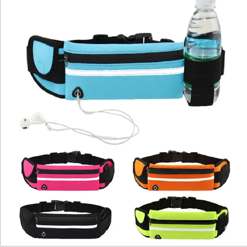 

Running Belt Waist Packs,Workout Fanny Pack,Ultra Light Bounce Free Pouch Fitness Belt Sport Pack,Adjustable Waistband Bag