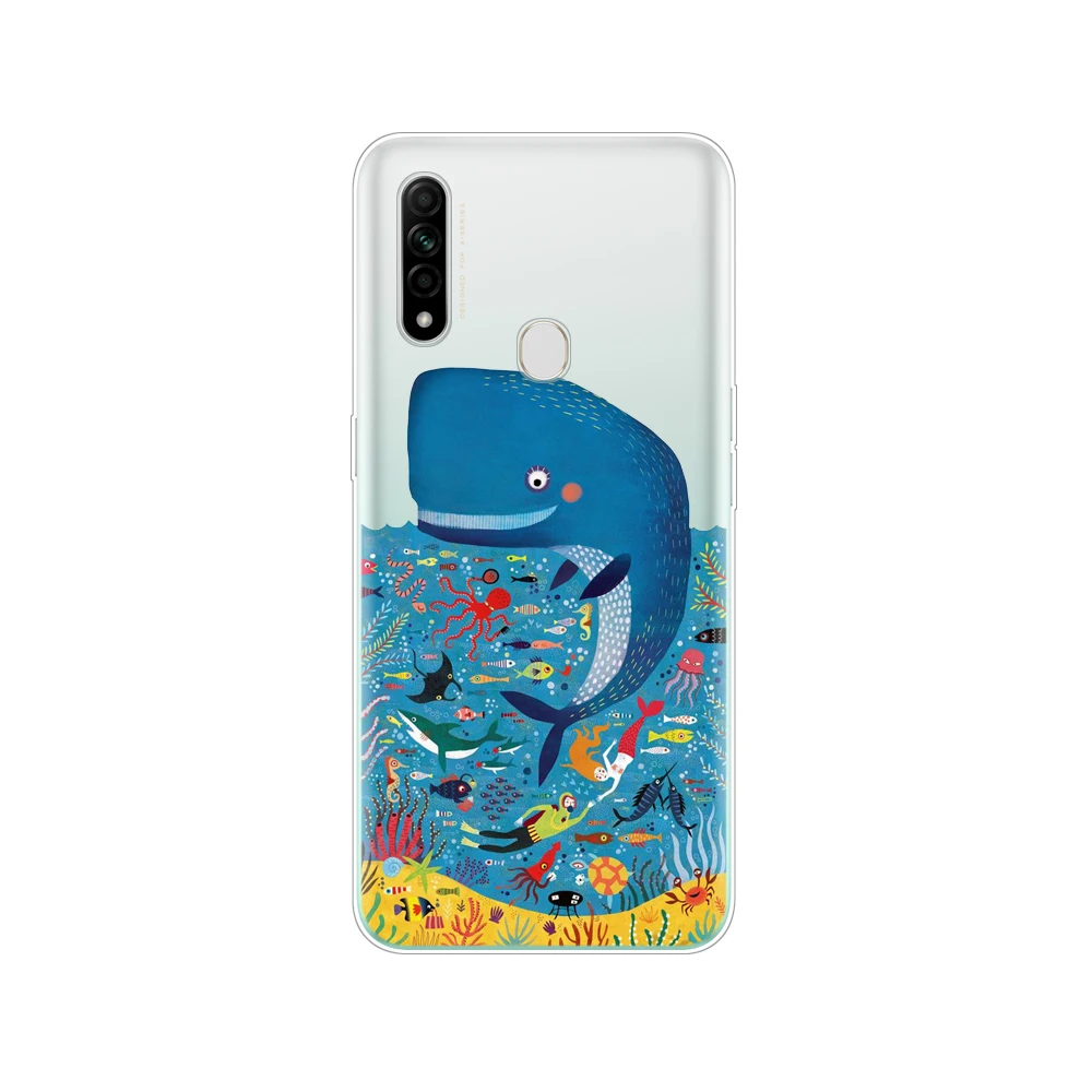 Для OPPO A31 чехол Мягкая силиконовая задняя накладка из ТПУ для Oppo A 31 2020 OppoA31 CPH2015 coque
