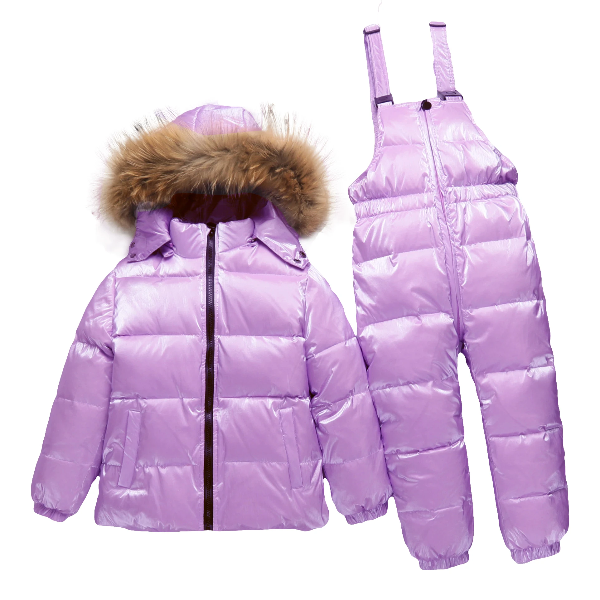 Русская детская зимняя куртка пуховик для мальчиков пальто с капюшоном из