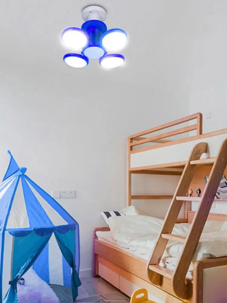 Новая концепция светодиодный складной Футбол лампа UFO 5-листный 30Вт чип Яркость