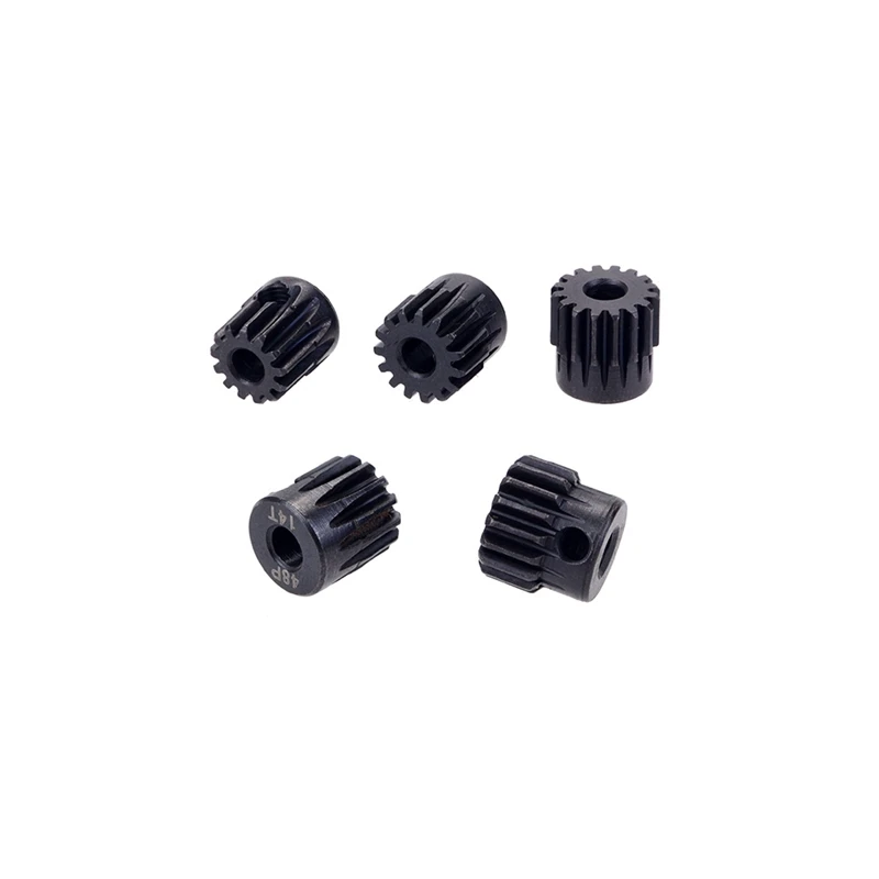 

FBIL-5PCS 48DP 3.175mm Metal Pinion Motor Gear Set for 1/10 RC Car Motor