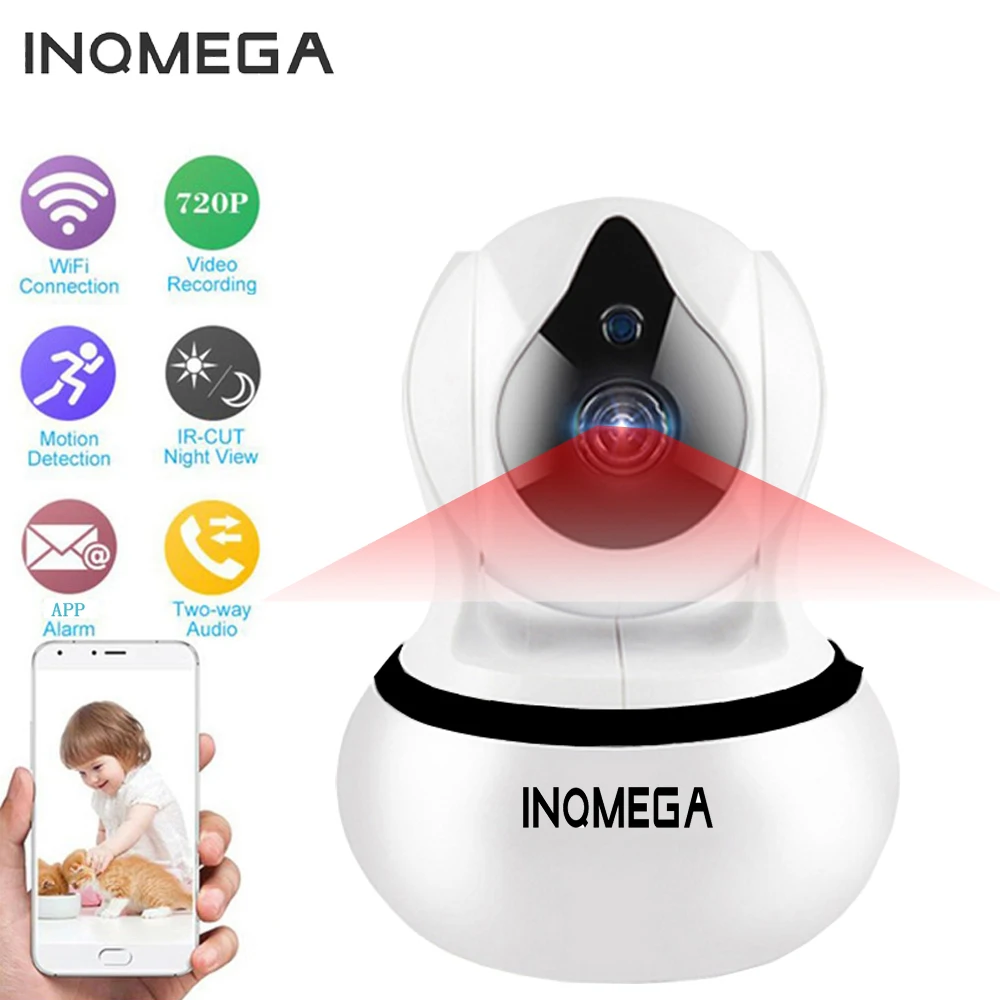 INQMEMA Home Security IP Camera Wi-Fi 1080P 720P Wireless Network CCTV Surveillance P2P Night Vision Baby Monitor | Безопасность и