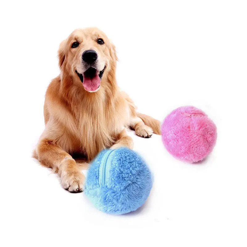 

KIMI Plush pet electric toy ball magic ball toy zipper automatic ball magic ball dog cat pet toy