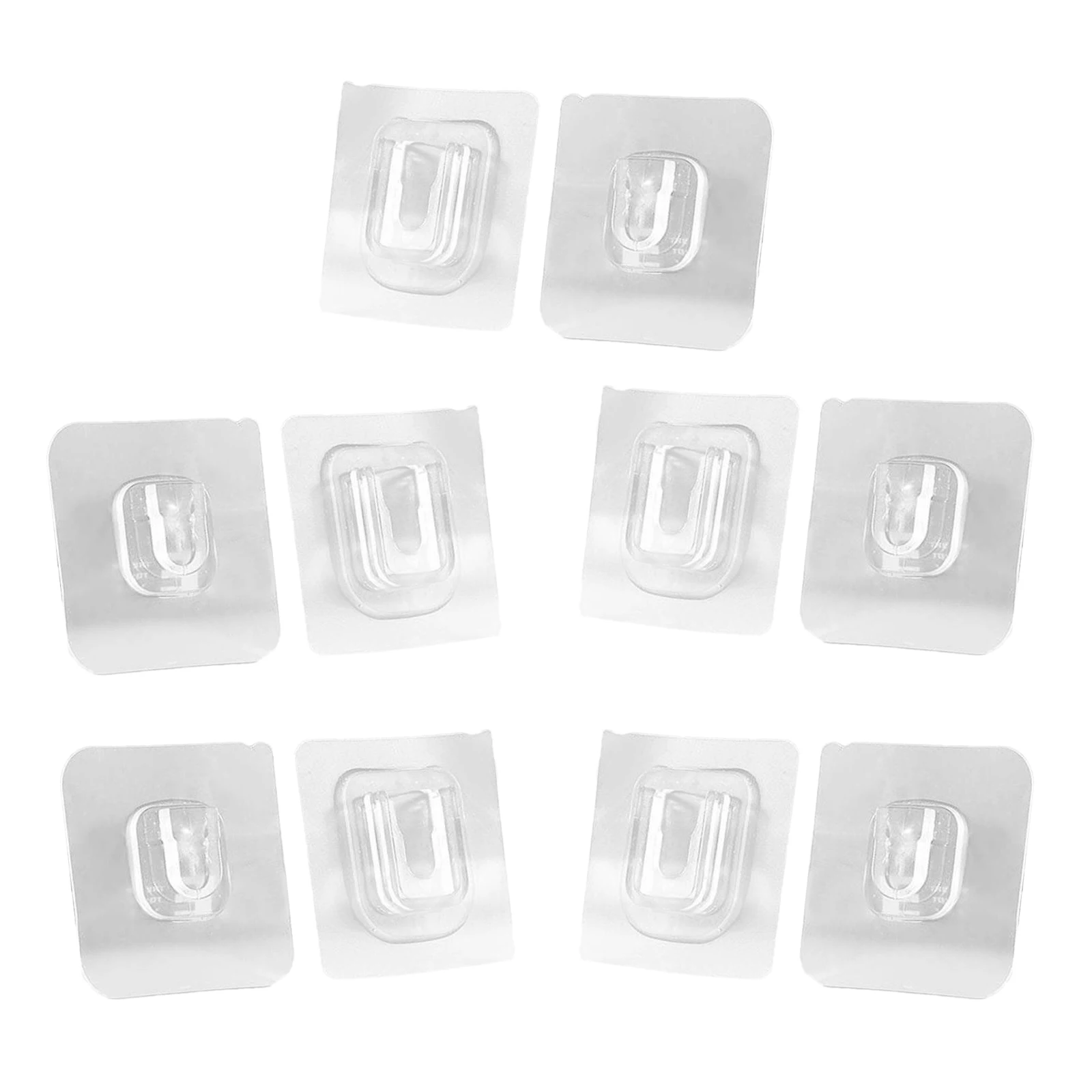 

Double-Sided Adhesive Wall Hooks Hanger Strong Transparent Hooks Suction Cup Sucker Wall Storage Holder For Kitchen Bathroom