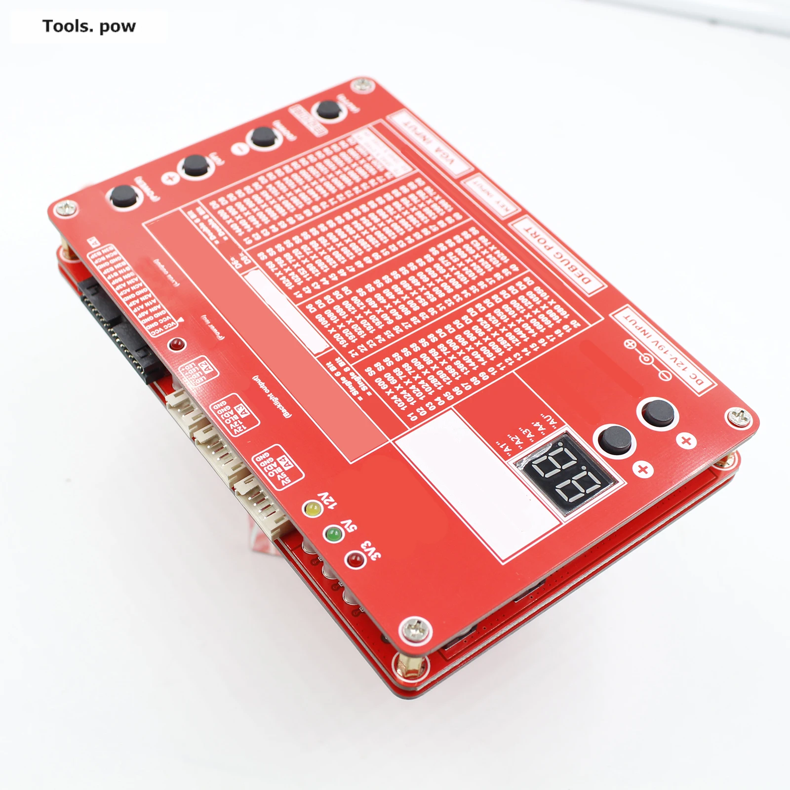 

T-80S LCD Screen Tester Panel Test Tool for TV/Computer/Laptop Inverter Built-in Repair 80 Kinds of Support Program 7 -84 Inch