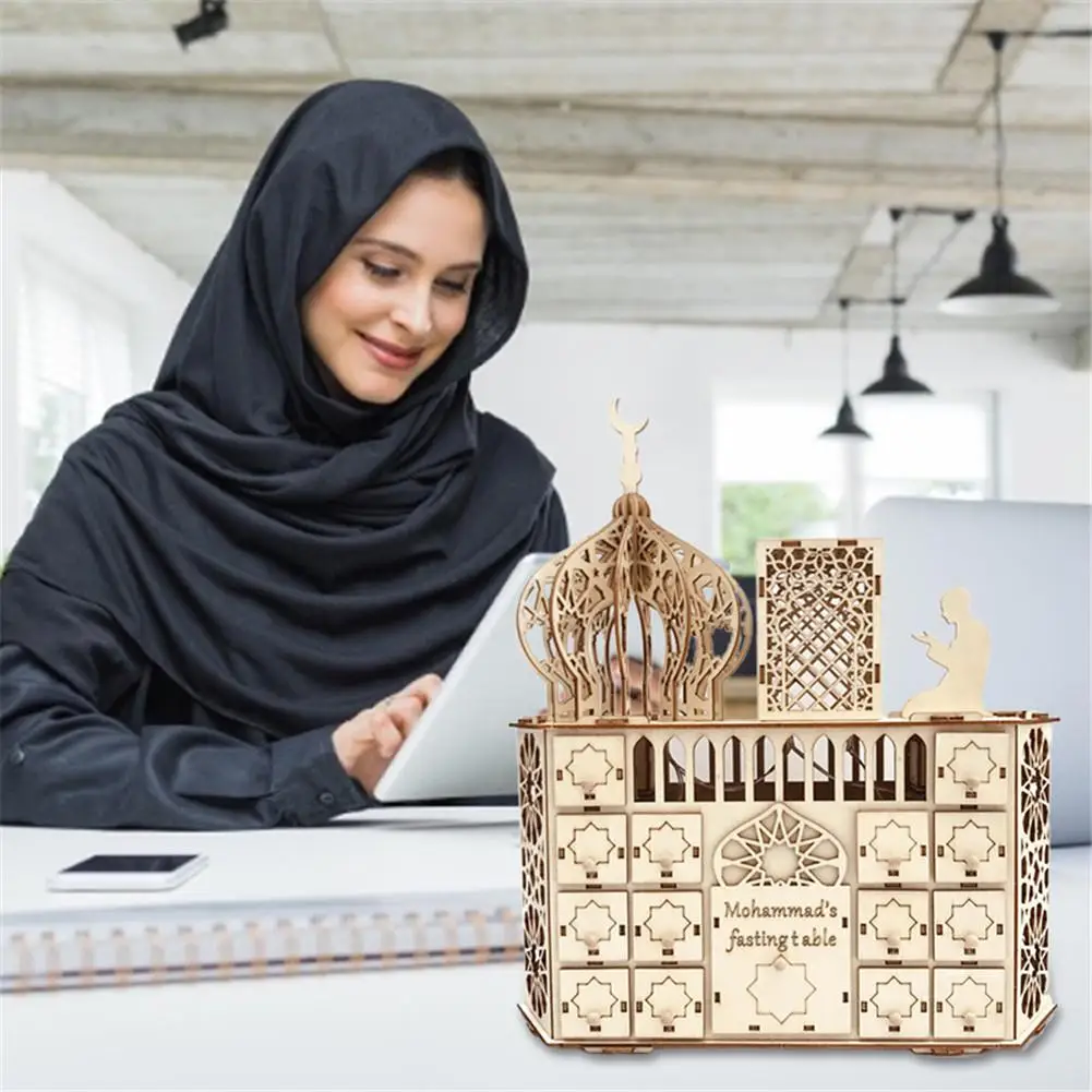 Рамадан обратный отсчет календарь деревянные конфеты подарок идеальный