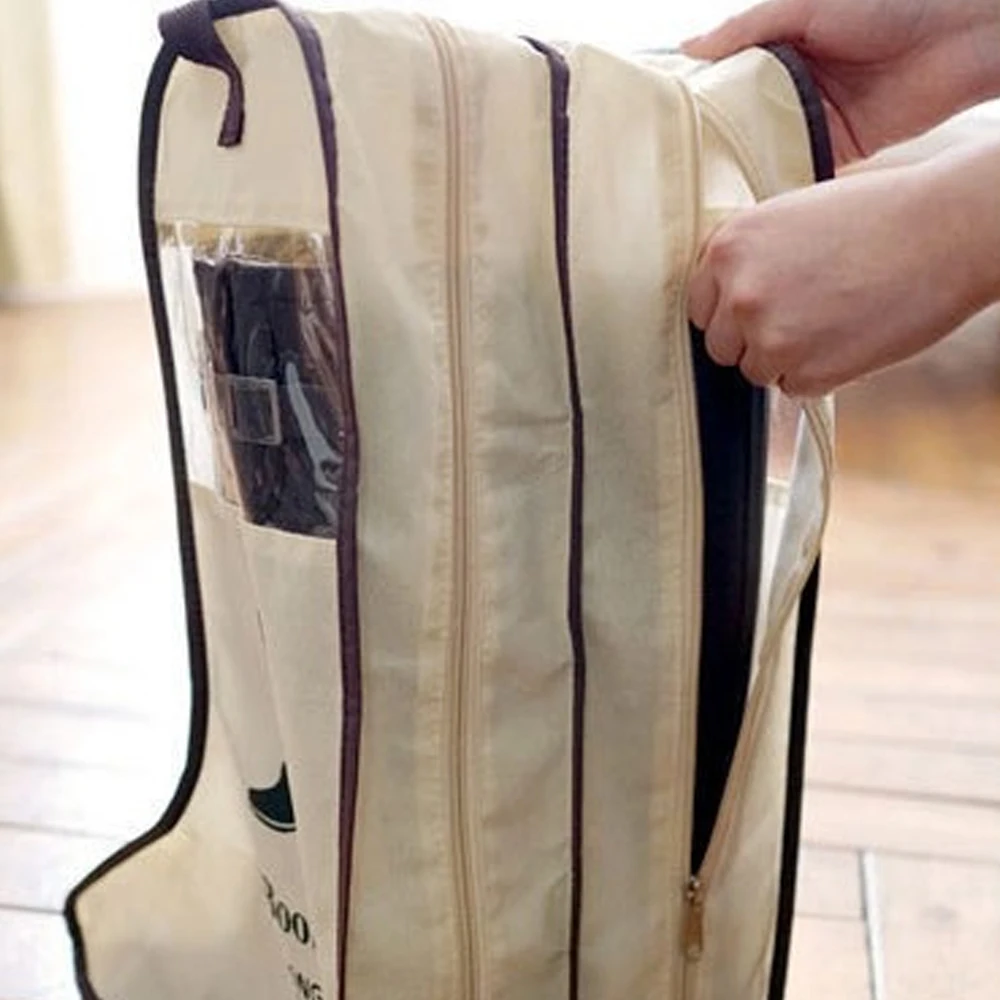 Сумка для хранения чехол ботинка дорожный органайзер обуви с видимым окошком 2