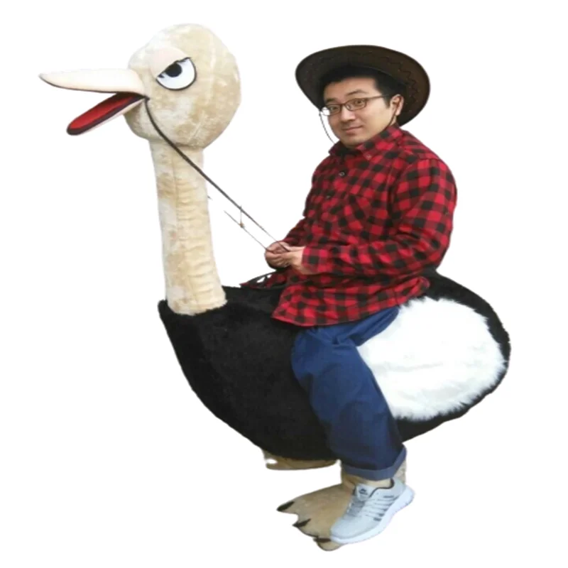 Костюм талисмана страуса Костюмы для вечеринки Нарядное платье взрослых Размер