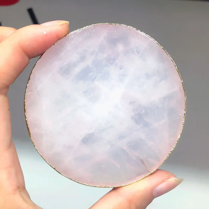 Горшок из розового кварца натуральные камни Минеральные Кристаллы лечебные