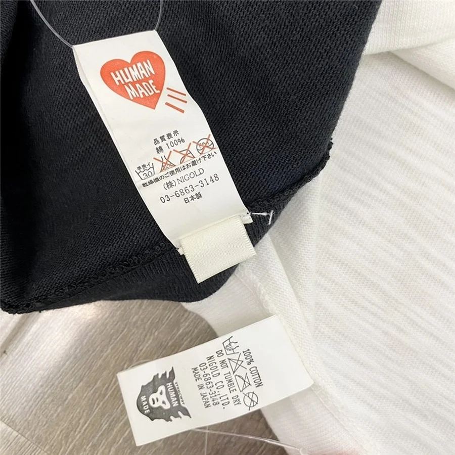 

Duck HUMAN MADE T-shirt Men Women 1:1 High Quality T shirts Slub Cotton Top Tee