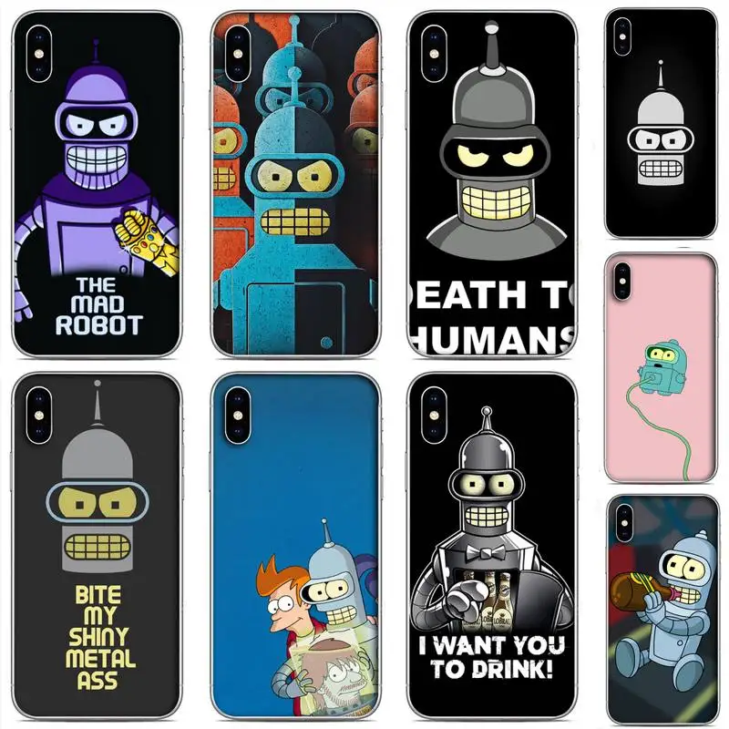 

Cute Futuramas for kid Phone Case For Clear-Iphone 5 5s se 6 6s 7 8 11 12 X Xs Xr Pro Plus Max Mini Cover