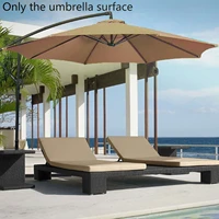 new 22 73m beach umbrella replacement canopy garden patio umbrella anti uv polyester cloth pool outdoor parasol plage