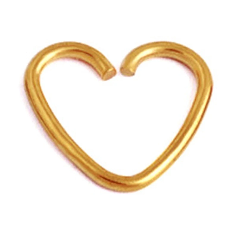 Кольцо из хирургической стали для прокола хрящевой ткани козелка ушной раковины