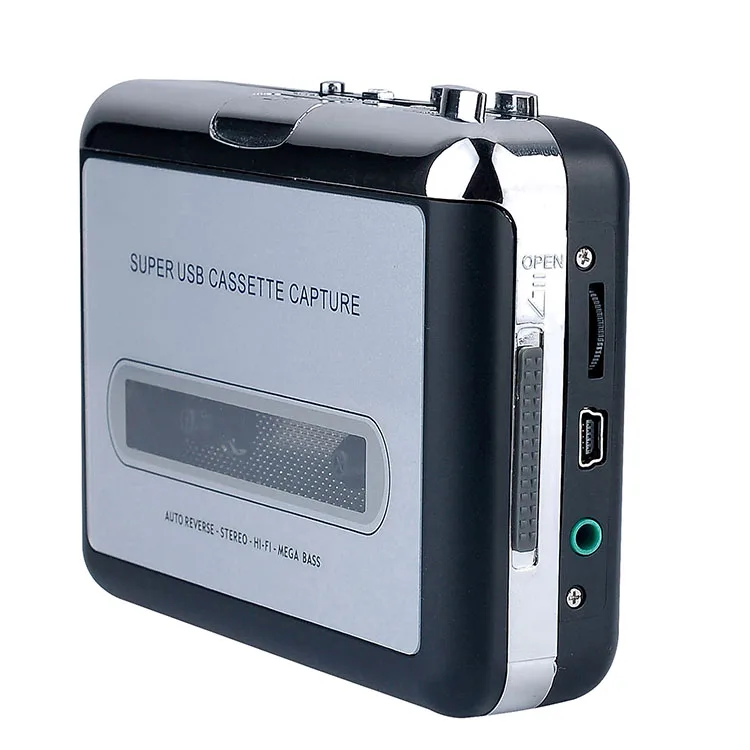 

USB cassette capture Mini walkman player tape to cd MP3 converter ezcap218-2