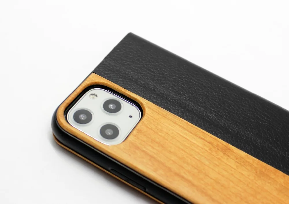 Чехол из искусственной кожи с деревянным покрытием для iPhone 11 Pro XS Max XR X 8 7 6 6S Plus samsung Galaxy S10 S9 S8 Plus S10e