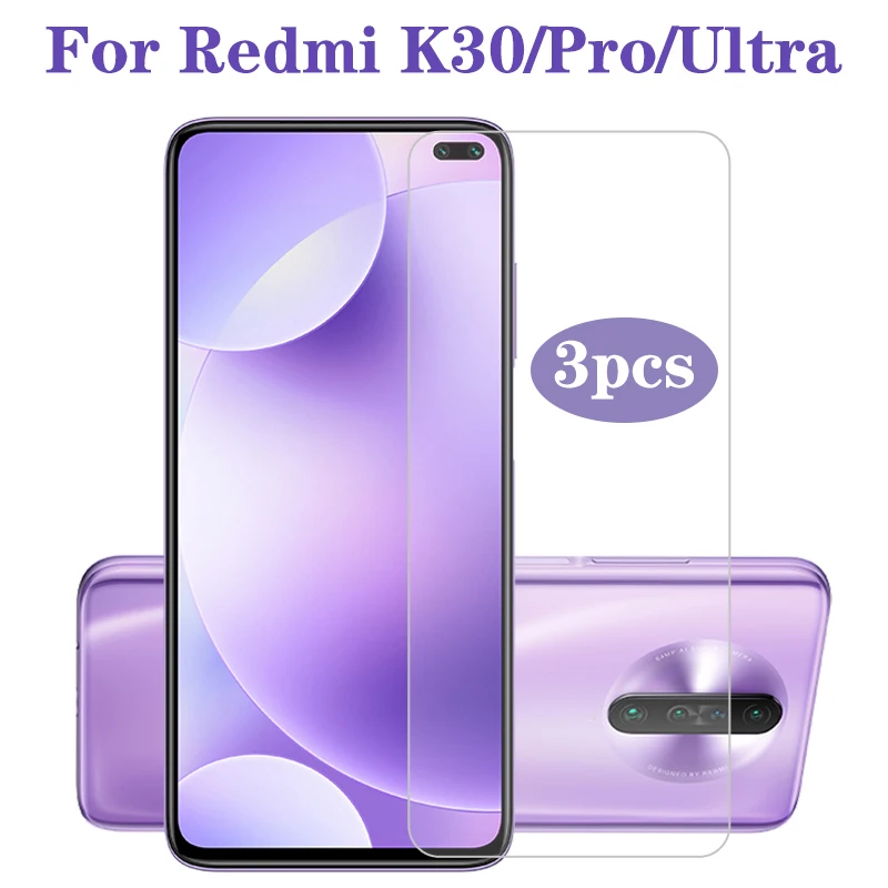 

Защитное стекло 9H для Redmi K30 Ultra мобильный телефон, защита экрана, закаленное стекло для xiaomi redmi K30 Pro, защитная пленка, 3 шт.