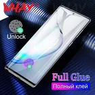 3D закаленное стекло для samsung galaxy note 10 20 ultra Ультра полное клеевое изогнутое Защитное стекло для Samsung S20 S21 Ultra S10 S9 S8 Plus