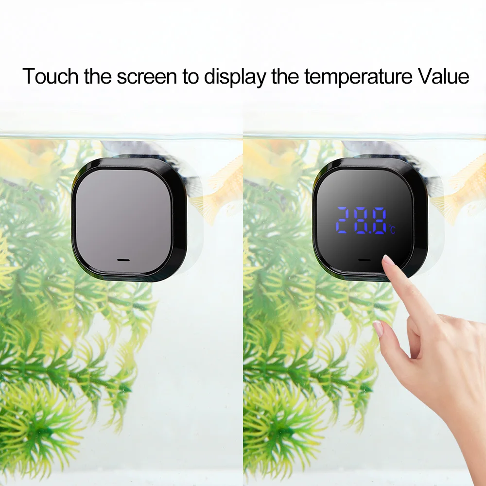 

Aquarium display Thermometer 0-99.9℃ Touch Digital Temperature Meter Digital LCD For Fish Tank