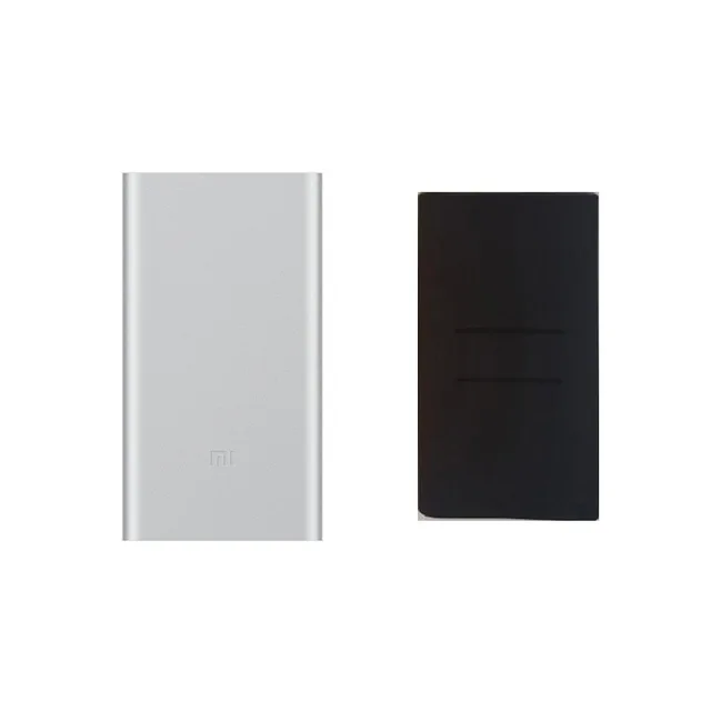 Silver Add Black Xiao mi mi power Bank 2 Внешний аккумулятор 18 Вт Quick Charge power Bank 10000 PLM09ZM с двойным USB выходом для телефона - Цвет: Silver Add Black