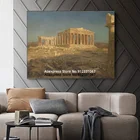 Живопись природная архитектура пейзаж Фредерик Эдвин церковь древний греческий партенон гостиная украшение холст искусство