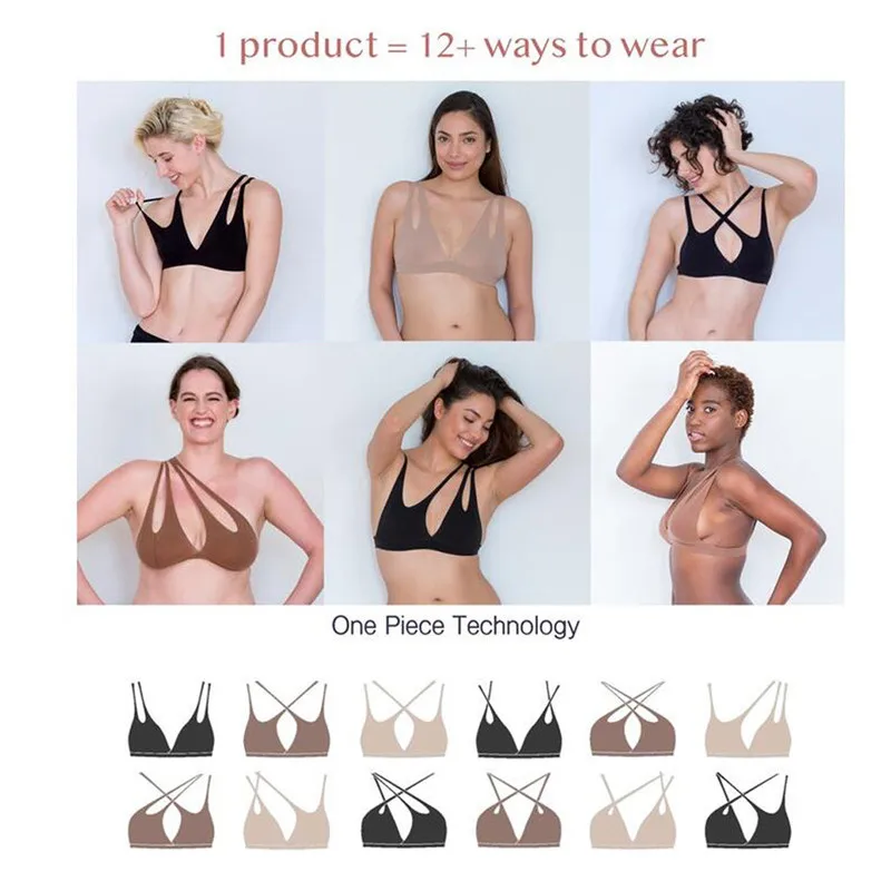 Женский бюстгальтер нижнее белье высокая эластичность инновация для груди