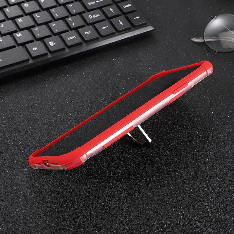 Роскошный армированный Прозрачный чехол для iPhone 11 Pro X XS Max XR 8 7 6 6s Plus из мягкого ТПУ