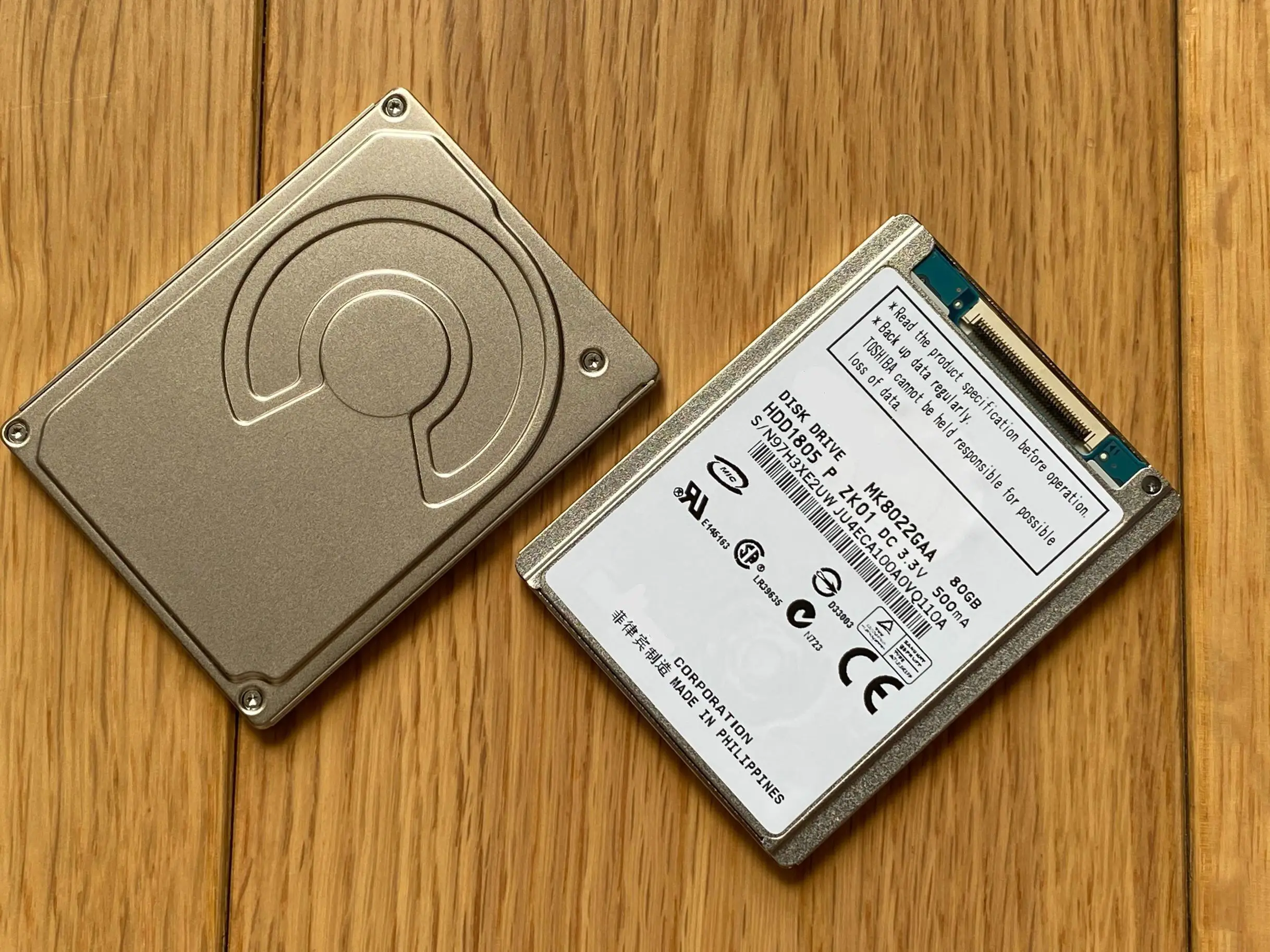 Жесткий диск MK8022GAA HDD1805 5 мм ZIF 80 ГБ для iPod Classic 6 Gen 6. ...