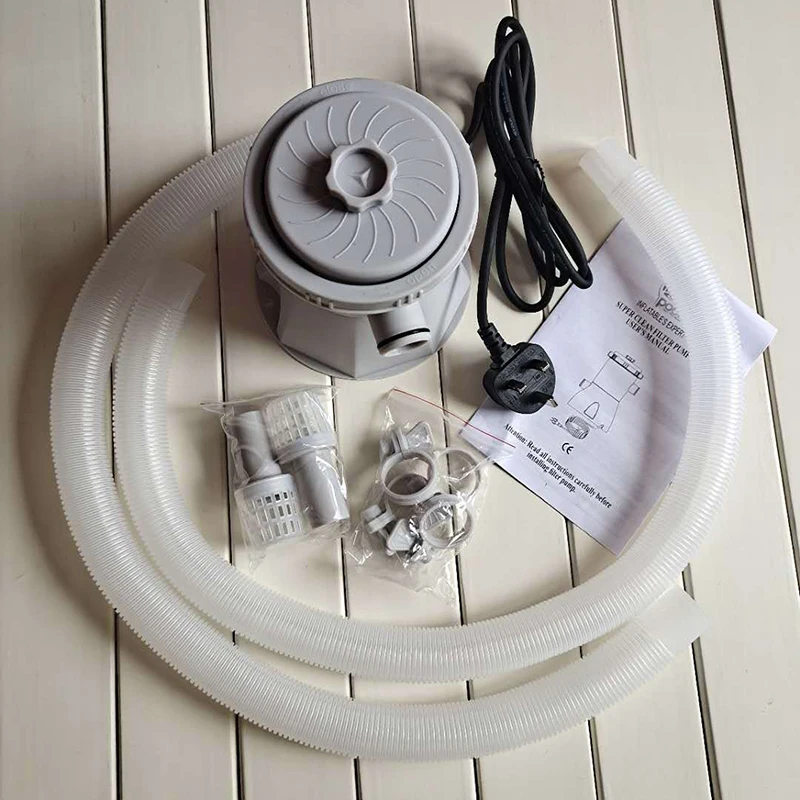 

Above Ground Pool Filter Pump Electric Pool Circulating Cleaner Reusable Swimming Pool Filter Device