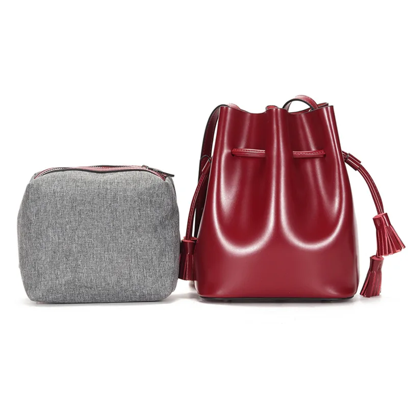 

Women's Shoulder Bag Bucket Large Capacity Casual Totes Composite Bag Fashion Lady Satchels Messenger Crossbody Pack Bag
