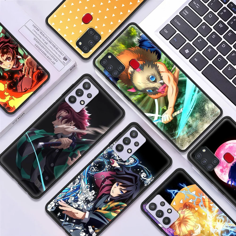 

Anime Demon Slayer Luxury Soft Cover for Samsung Galaxy Note 20 Ultra 10 Lite 9 8 Plus 5G Smartphone Accessories Funda Case