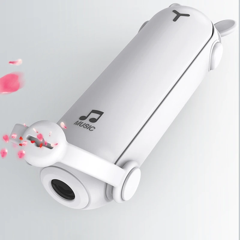 Складной портативный вентилятор с USB зарядкой мини маленький Настольный