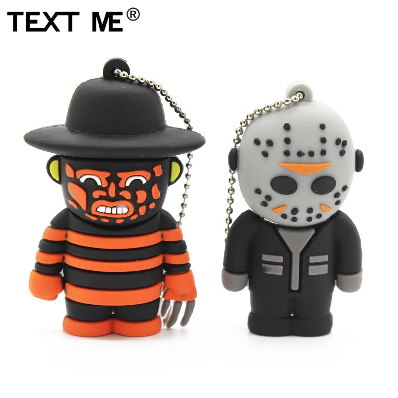 Флеш-накопитель Freddy Jason Ghost king Friday 13th нового типа beetle usb 2,0 4 ГБ 8 ГБ 16 ГБ 32 ГБ 64