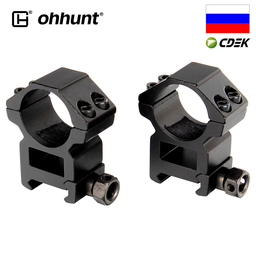 Кольца для крепления прицела Пикатинни Вивера ohhunt 25 4 мм 1 дюйм 2 шт. 20 тактические