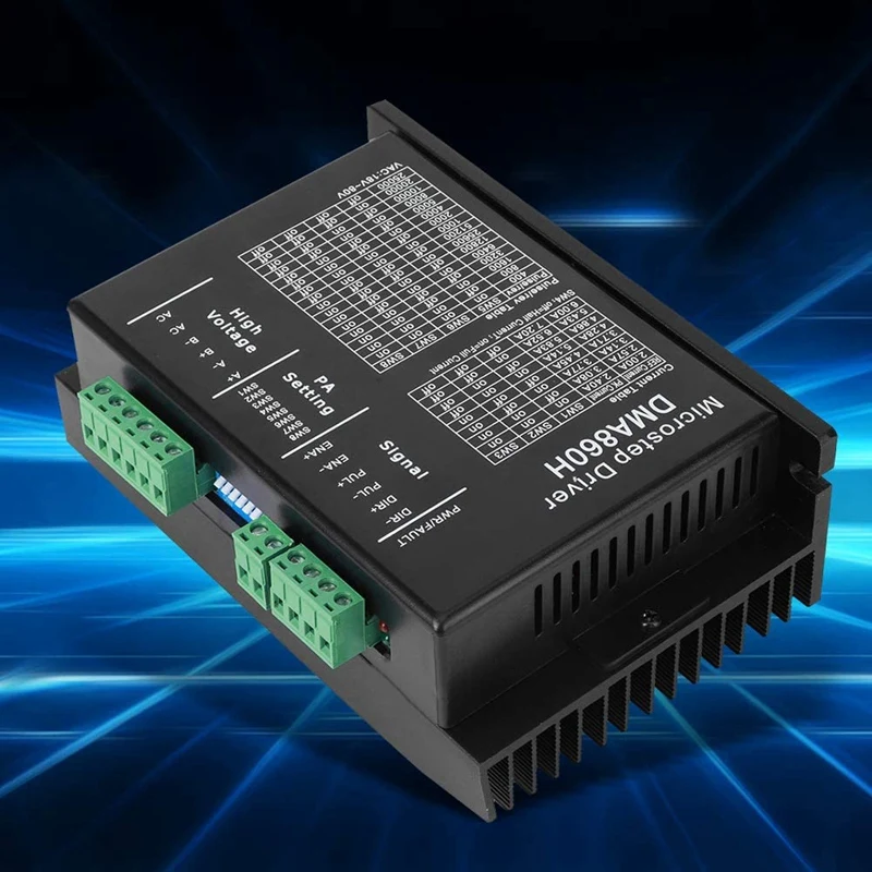 2 шт. DMA860H шаг водитель фазы DSP Microstep драйвер для Nema 34 (Национальная ассоциация