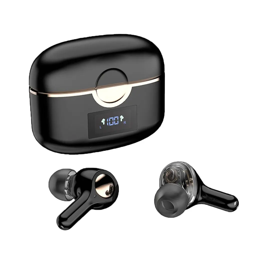 

Наушники Беспроводной 5,1 In-Ear Беспроводной сенсорный наушник бас стерео Hi-Fi громкий звук музыки и Управление 4 микрофона Bluetooth гарнитура для ...