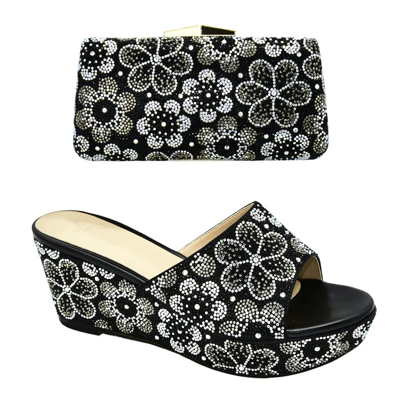 Итальянские женские свадебные туфли высокого качества в африканском стиле