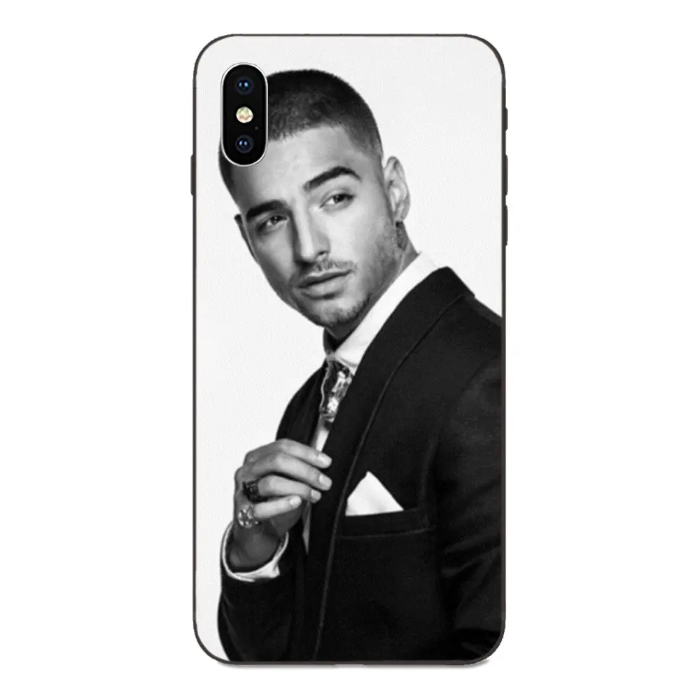 as picture Для Apple IPhone X XS Max XR 4 4s 5 5S SE 6 6S 7 8 Plus Мягкий чехол из ТПУ с принтом для телефона с изображением певицы малума - Цвет: as picture