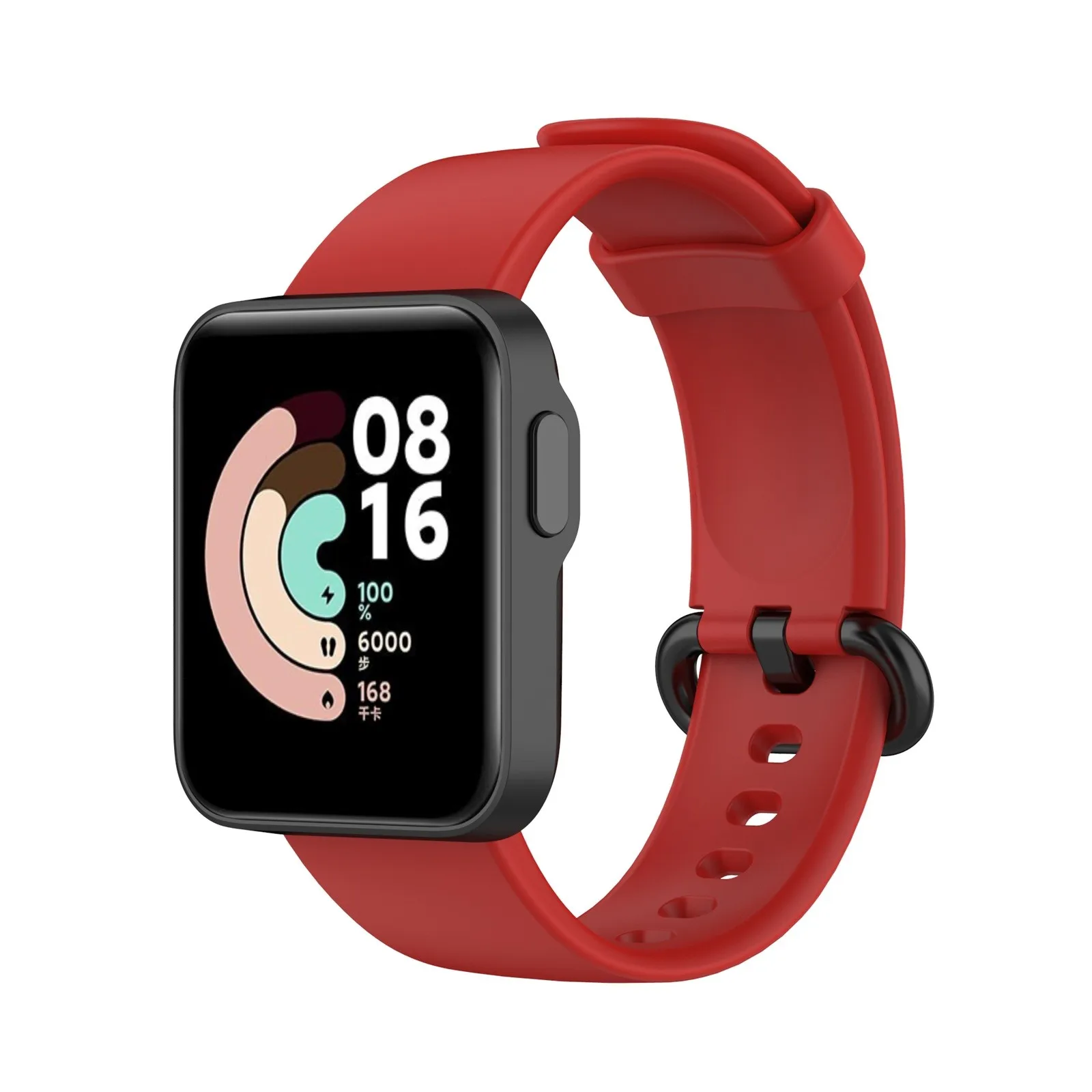 Ремешок силиконовый однотонный для Xiaomi Mi Watch Lite | Наручные часы