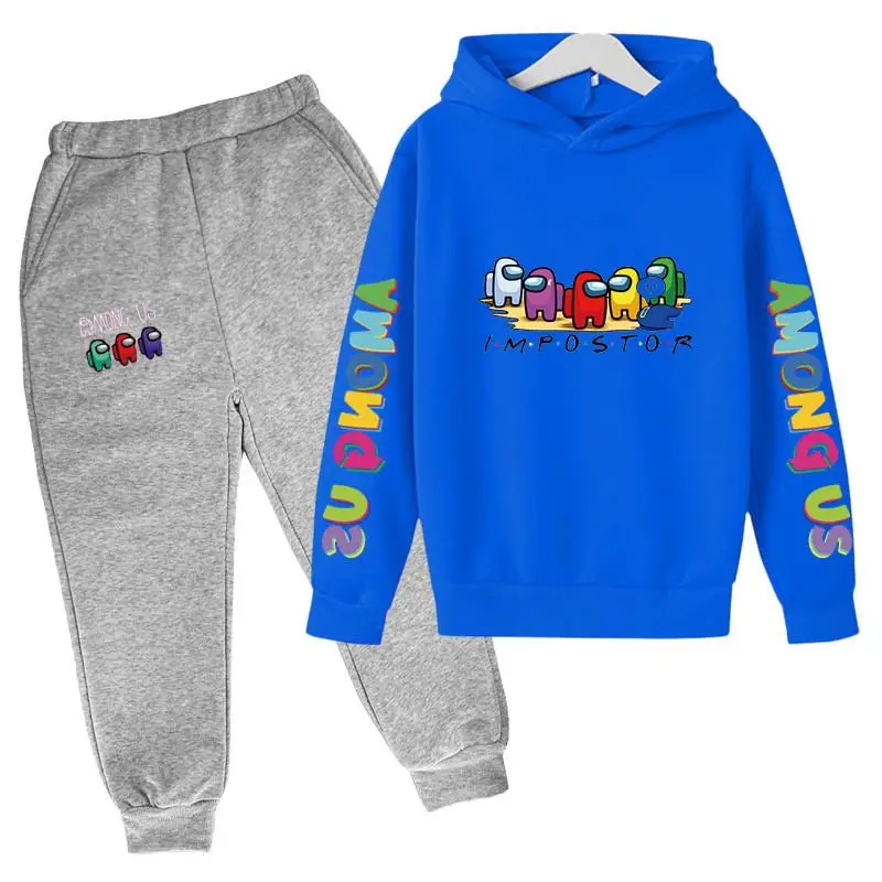 

Boys Among Us Anime Game Clothing Spring Kids Clothing Printed Suits Cartoon Sets Children Boy Girls Sports Tracksuits Suits
