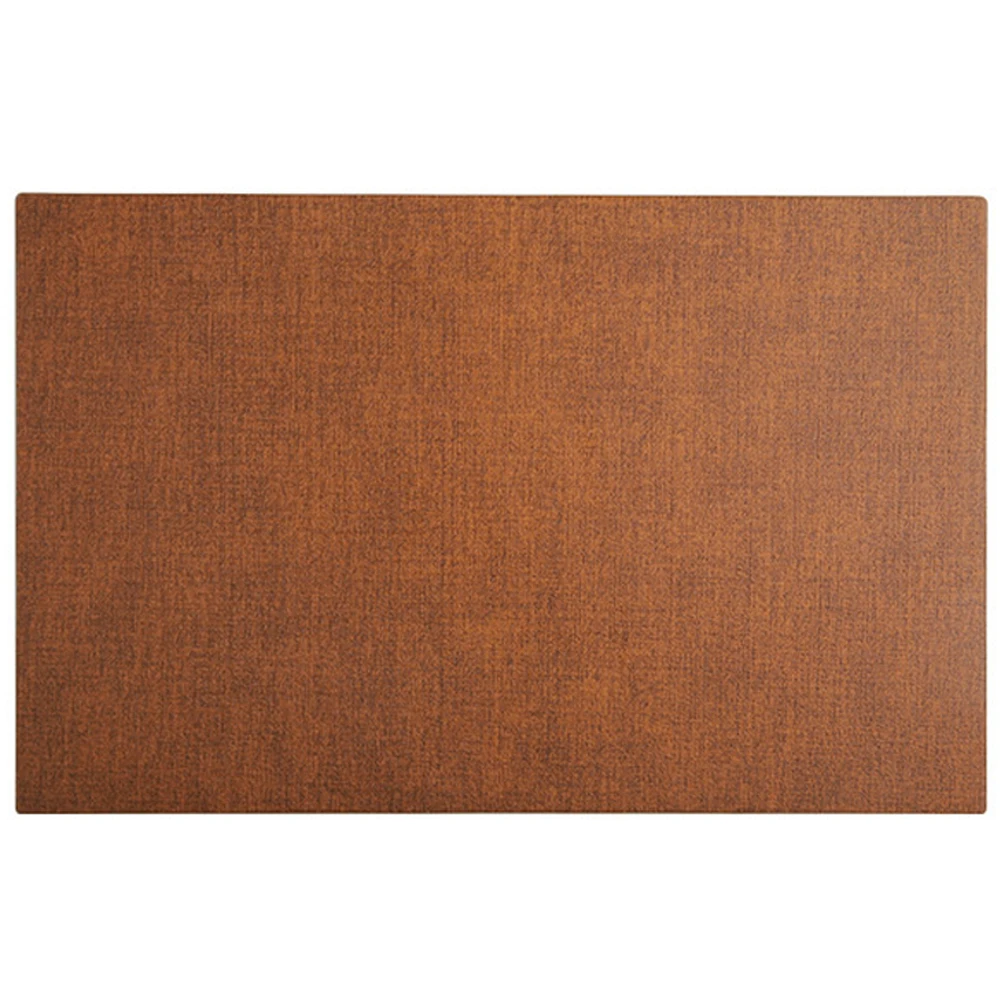 

Napkin Creative PU Leather Tableware Pad Placemat Dining Table Mat Round Waterproof Heat-Insulated Home Desktop Decoration