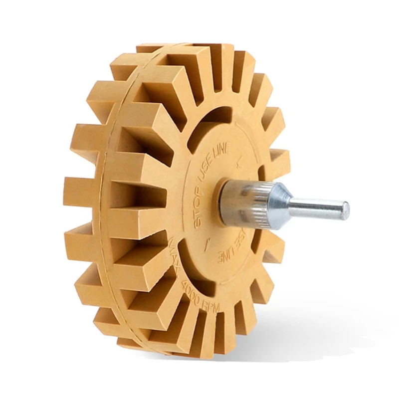 

4-inch Rubber Grinding Wheel Quick De-glue Abrasive Disc Polishing Wheel