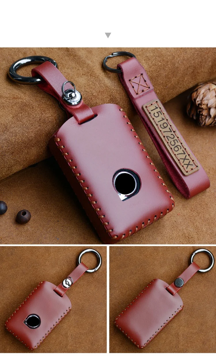 Мужская обувь ручной работы из натуральной кожи чехол для автомобильного смарт