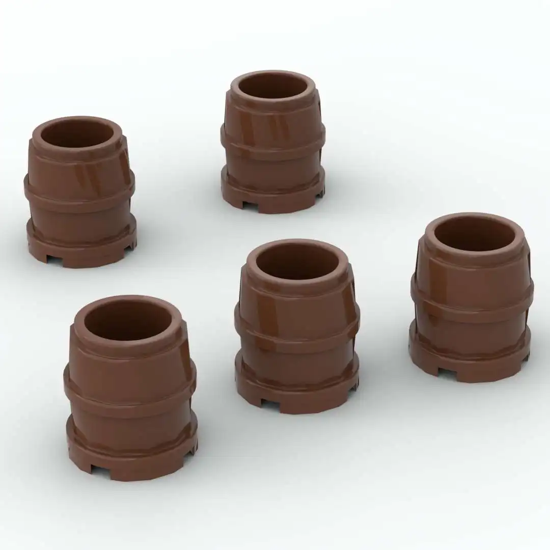 

MOC Bricks Container Barrel 2x2x2 Assembles Particles 2489 Building Blocks Parts DIY Educational Gift Children Toys 55pcs/lot
