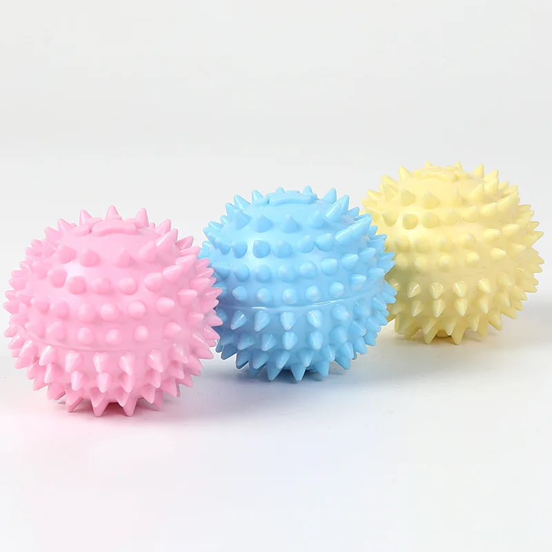 

Pet toy TPR material pet toy material molar cleaning teeth small thorn ball footprint